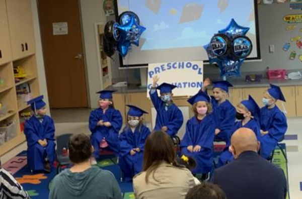 HP Preschool Graduation Ceremony 2022, children at circle time!